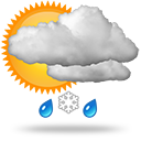 leichter Regen, gefrierend